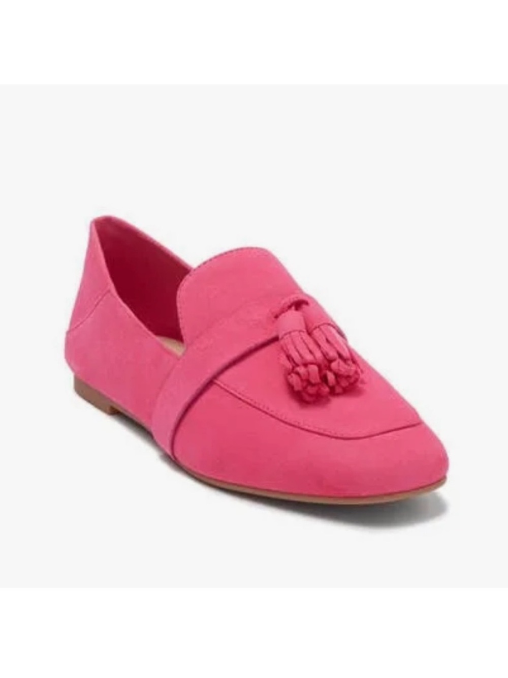 NIB Stuart Weitzman Nysa Tassel Flat in Fuchsia size 7